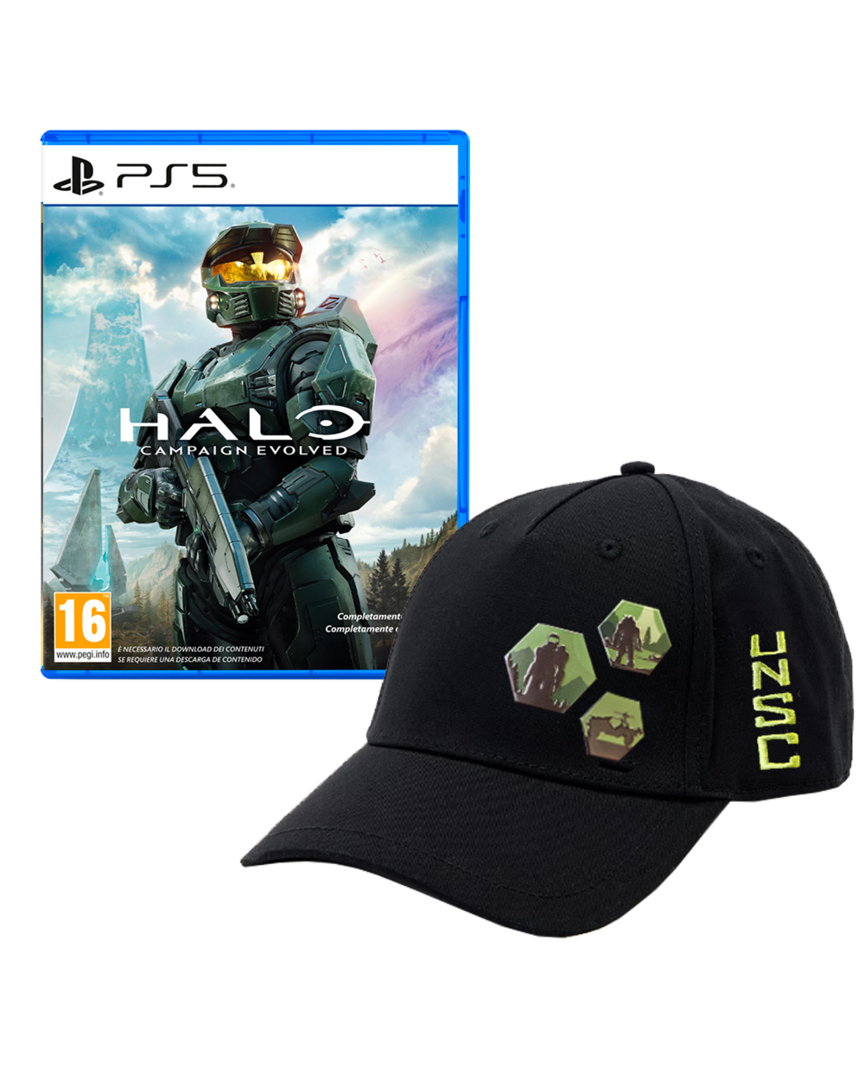 Halo: campaign evolved + gorra halo master chief numskull