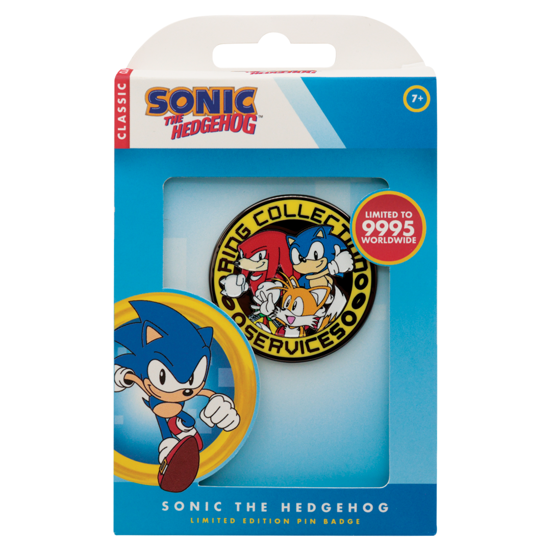 Pin sonic, tails & knuckles sonic the hedgehog edición limitada fanattik