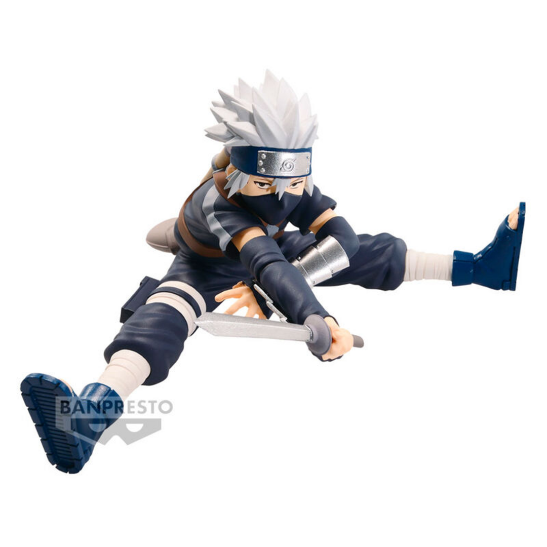 Banpresto Figura de Acción Kakashi Hatake III Naruto Shippuden, Vibration Stars 8 cm BP88461 Multicolor