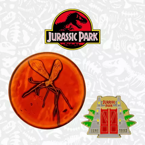 Comprar Pin y Medallón Jurassic Park Fanattik Limitada