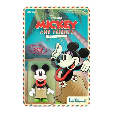 Figura Reaction Disney Minnie Mouse Vacaciones Hawaii