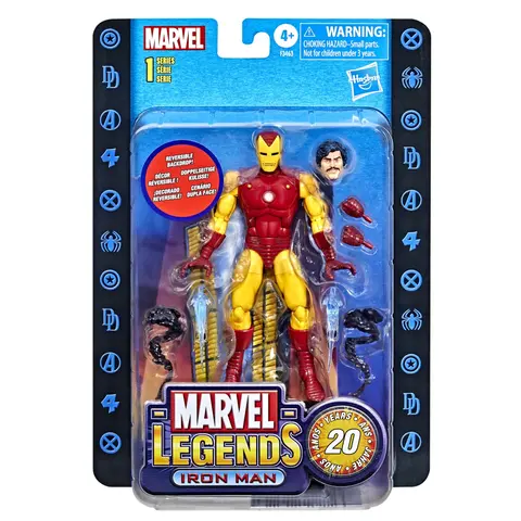 Comprar Figura Marvel Iron Man 20 Aniversario Serie Legends Figuras