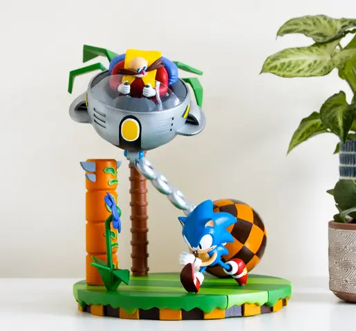 Figura Sonic The Hedgehog 30 Aniversario Sonic & Dr Eggman