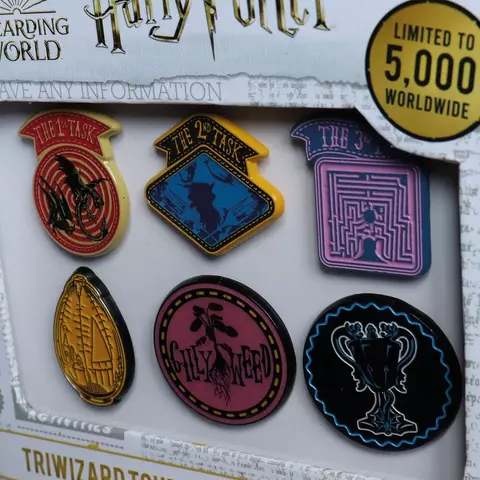 Reservar Set de 6 Pins Torneo de los Tres Magos Harry Potter Edición Limitada Fanattik Limitada