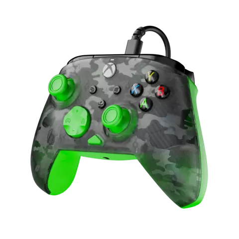 Comprar Mando Rematch Core con Cable · Camuflaje Fantasma Negro / Verde Xbox One