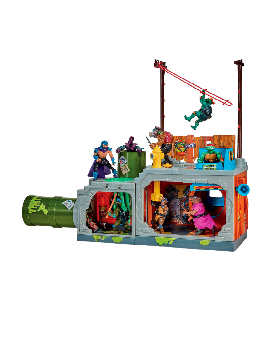 Diorama alcantarilla secreta las tortugas ninja playmates toys