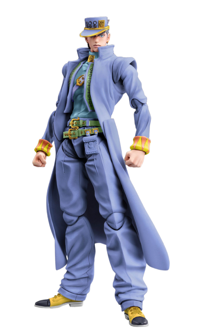 Figura jotaro kujo second jojo's bizarre adventure diamond is unbreakable medicos entertainment