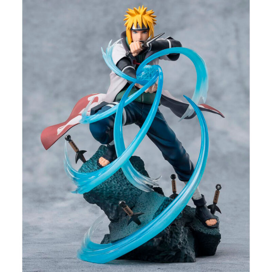 Figura figuarts zero extra battle minato namikaze rasengan naruto shippuden 20cm