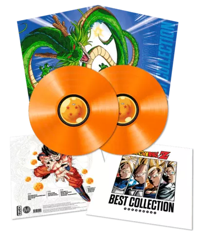 Vinilo Dragon Ball Z - Best Collection, 2 LP Color Naranja