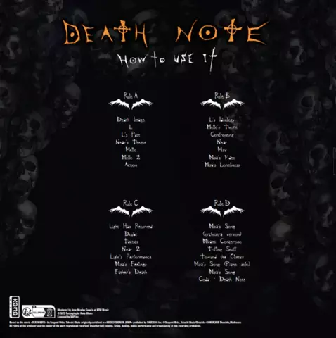 Comprar Vinilo Death Note - Original Soundtrack - Vol 3 2 LP Color Marrón 