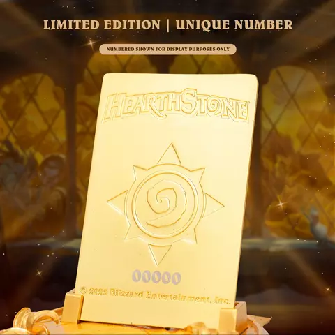 Reservar Réplica Golden Celebration Card Back Hearthstone HEX Collectibles Limitada