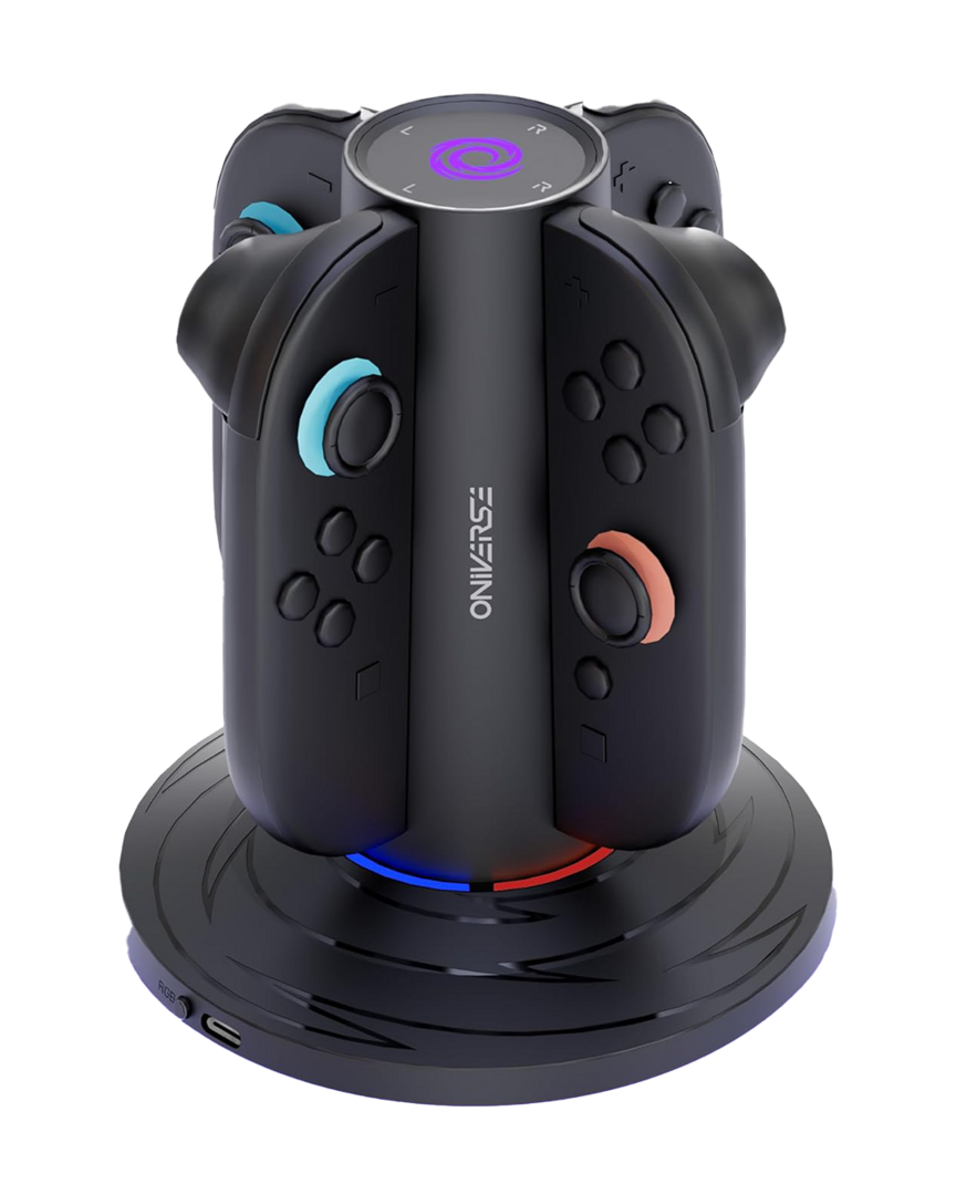 Dock de carga fusion oniverse para joycons switch 2
