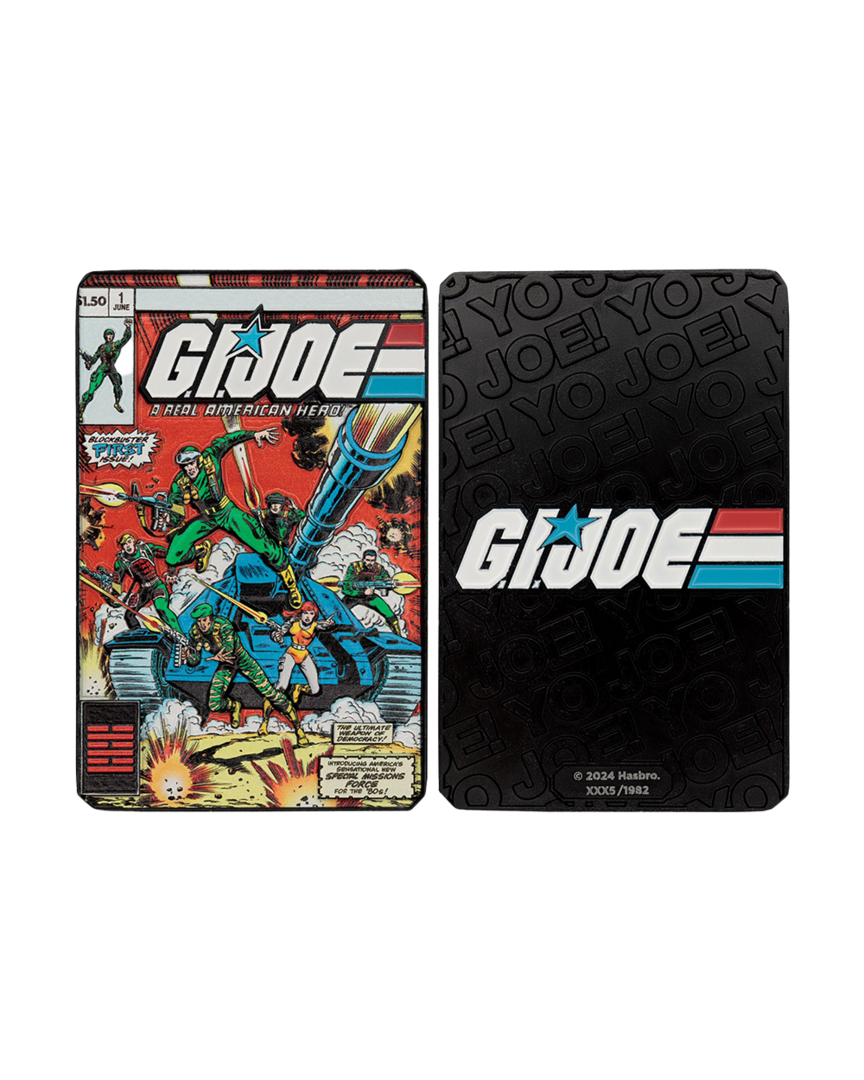 Lingote g.i. joe: a real american hero #1 fanattik limited edition