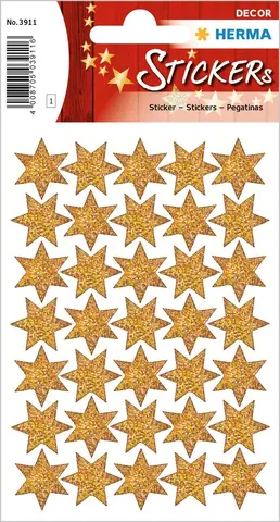 Comprar Pegatinas Decor Estrellas Doradas Glitter 