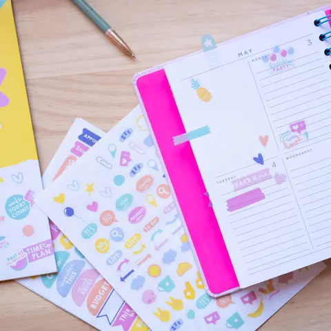 Comprar Pegatinas Reutilizables Accesorios Planificador Agenda 