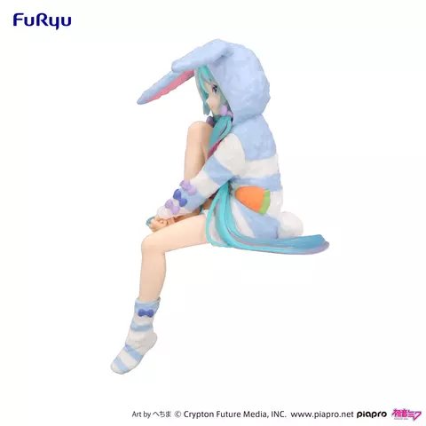 Reservar Figura Hatsune Miku Vocaloid Rabbit Ear Pijama Blue Ver. Noodle Stopper Furyu Figuras Estándar