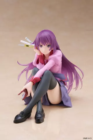 Reservar Figura Hitagi Senjougahara Monogatari Desktop Cute Taito 13cm Figuras Estándar