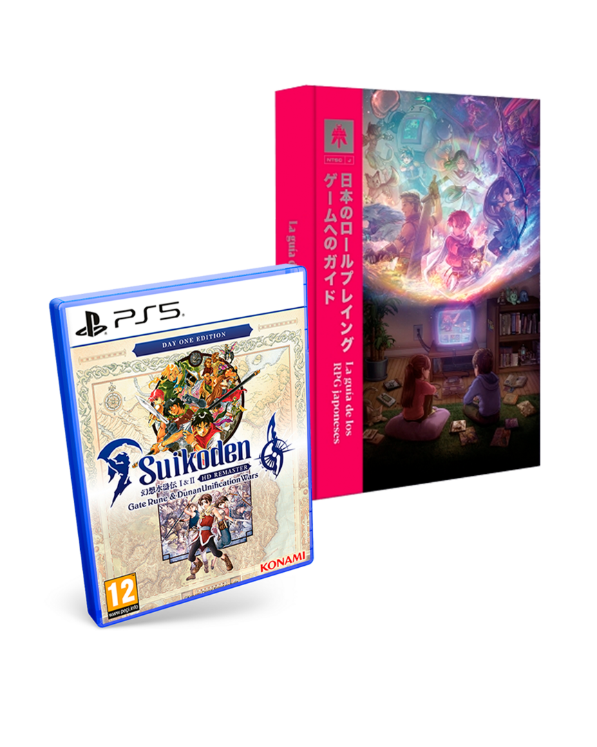 Suikoden 1 y 2 HD Remaster Ed. Day One + La Guía de los RPG Japoneses