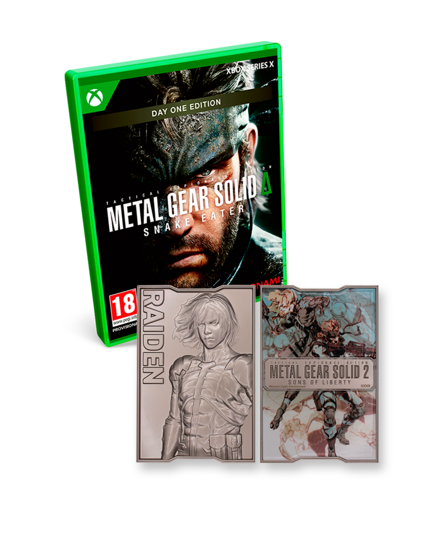 Metal Gear Solid Delta Snake Eater + Placa Raiden