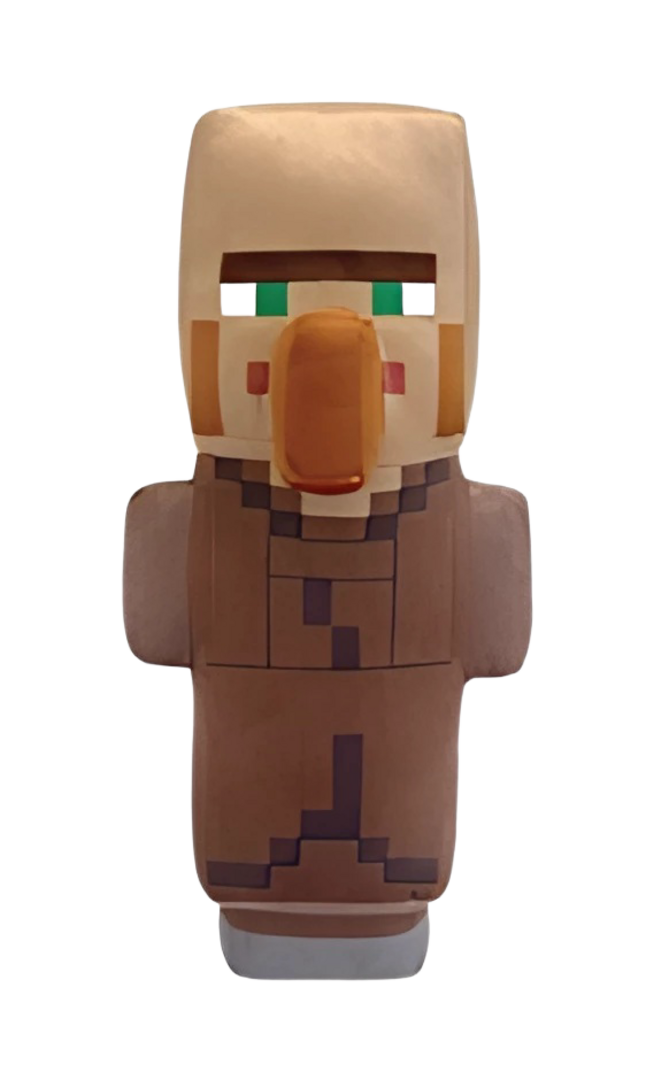 Peluche villager minecraft película serie 7 30 cm