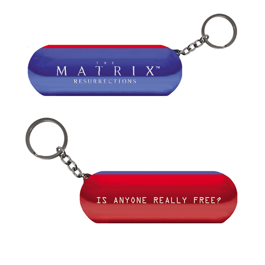 The Matrix - Llavero 3D Red And Blue Pill
