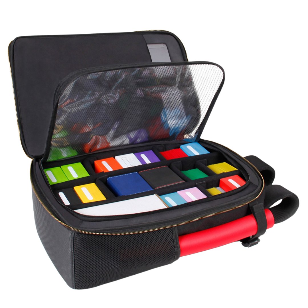Enhance tcg series mochila para cartas coleccionables negra