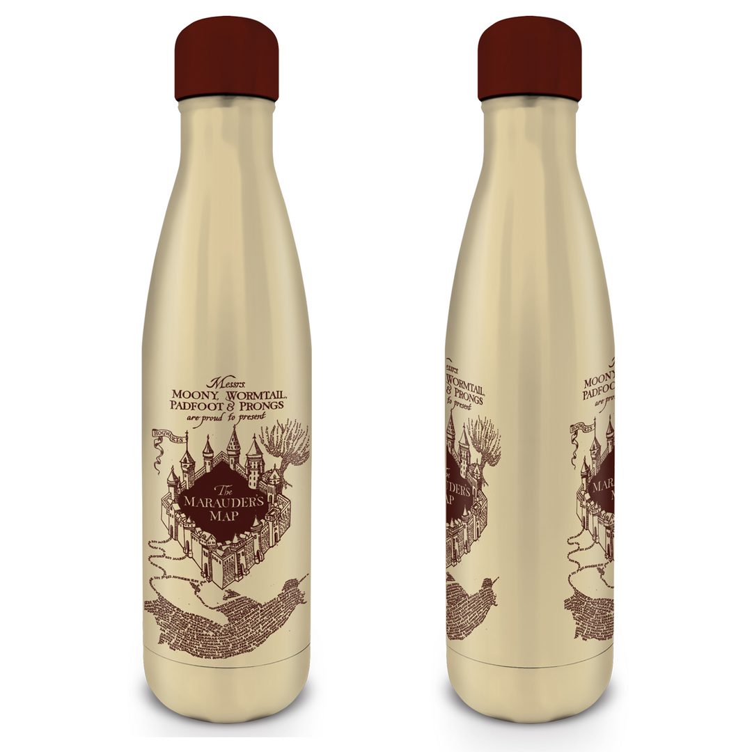 Harry potter - botella de metálica 500 ml marauders map