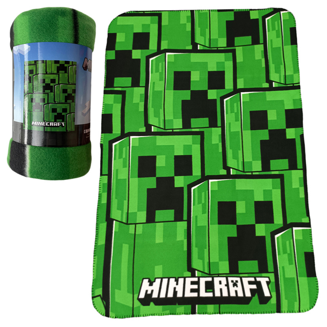 Minecraft - manta polar 100x140 cm