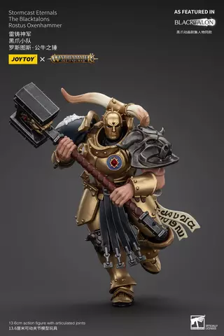 Reservar Figura Rostus Oxen Hammer Warhammer Age of Sigmar Stormcast Eternals The Blacktalons 20 cm Figuras Estándar