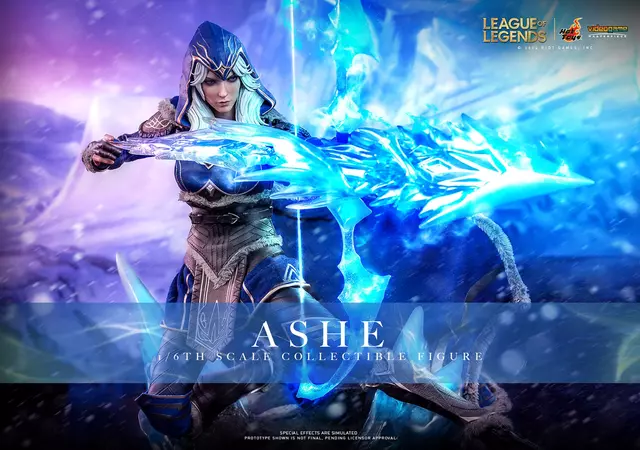 Reservar Figura Ashe League of Legends Game Masterpiece 1/6 Hot Toys Figuras Estándar