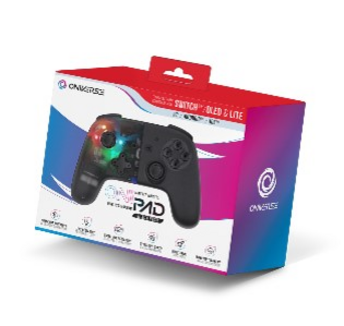 Oniverse - mando bluetooth para nintendo switch / pc / ios / android - black star