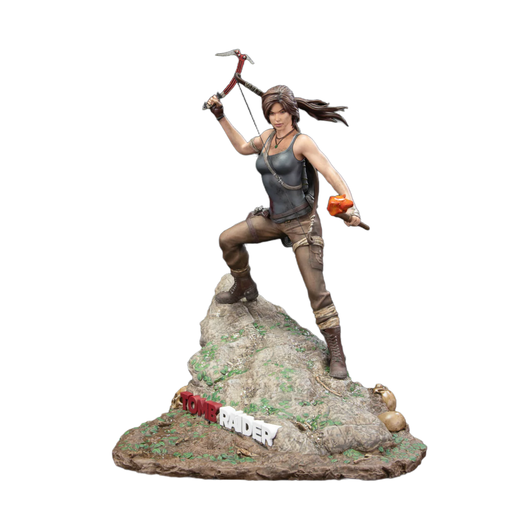 Lara croft survivor era version statue 28 cm tomb raider