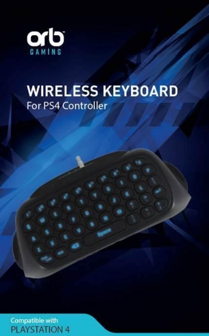 Playstation 4 Controller Teclado Azul Blacklit