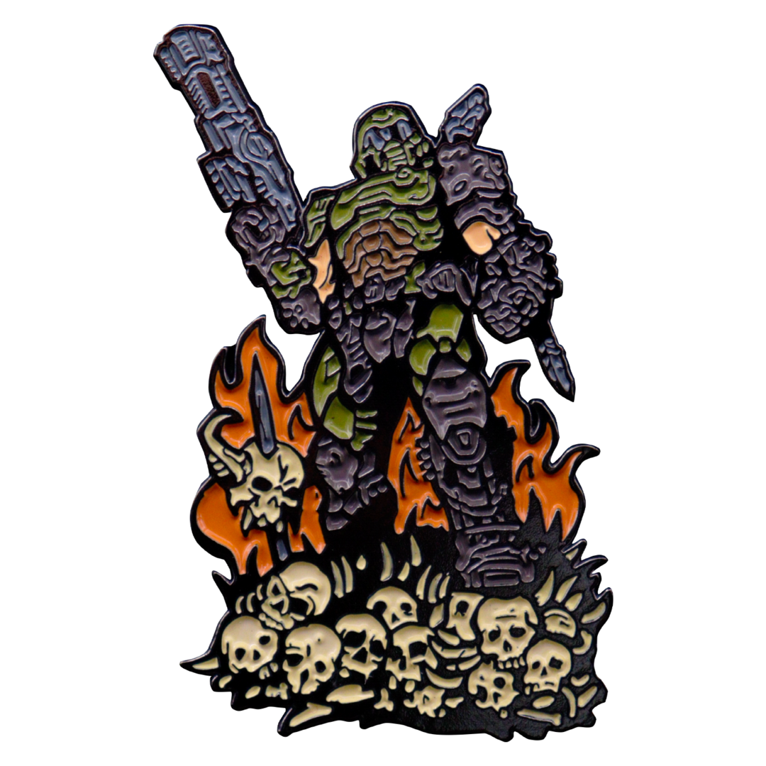 Doom eternal limited edition pin badge