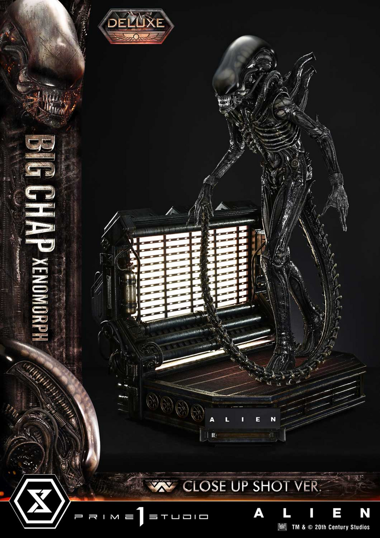 Estatua big chap xenomorph alien masterline xl deluxe bonus ver. 1/3 prime 1 studio