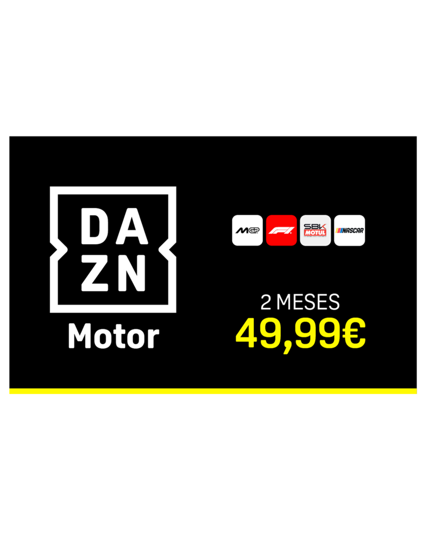 Tarjeta Prepago DAZN Motor 2 Meses