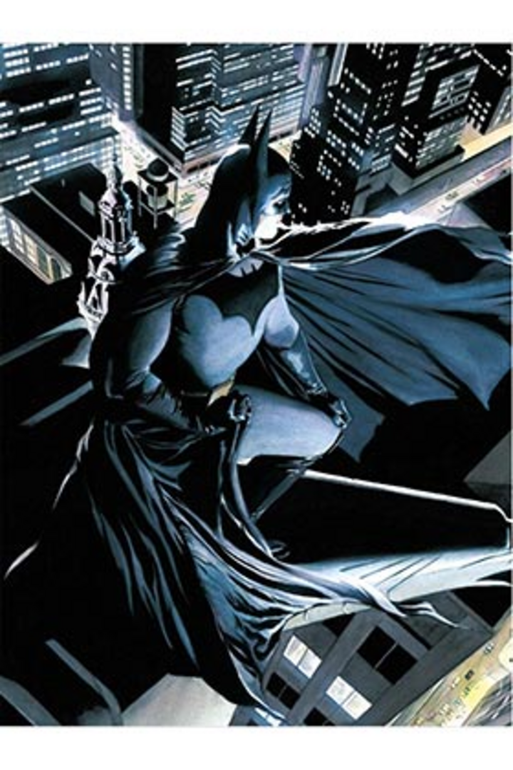 Batman vigilante poster de vidrio 30x40 universo dc