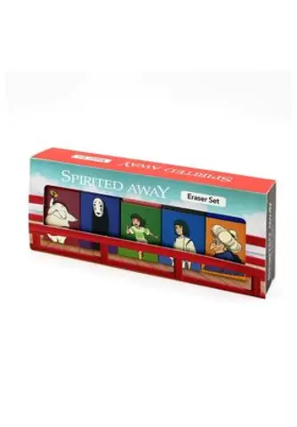 Comprar El Viaje De Chihiro Set 5 Gomas De Borrar Estándar