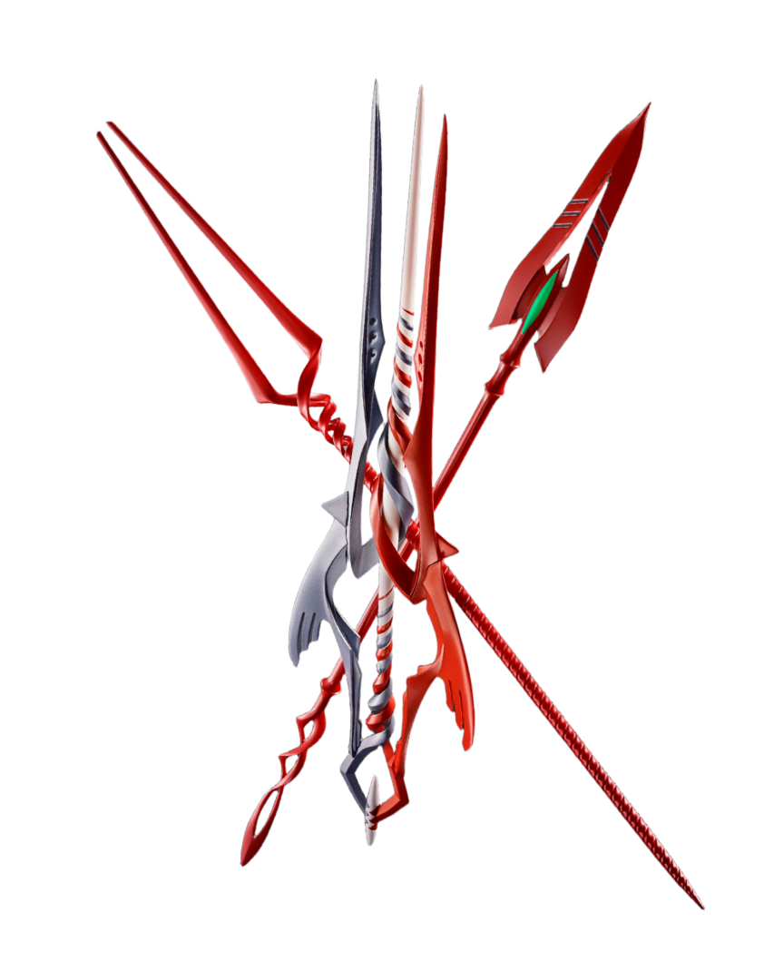 TAMASHII NATIONS - Evangelion - Juego de 3 lanzas para Evangelion 30th con figura de acción de metal de The Spear Otro color