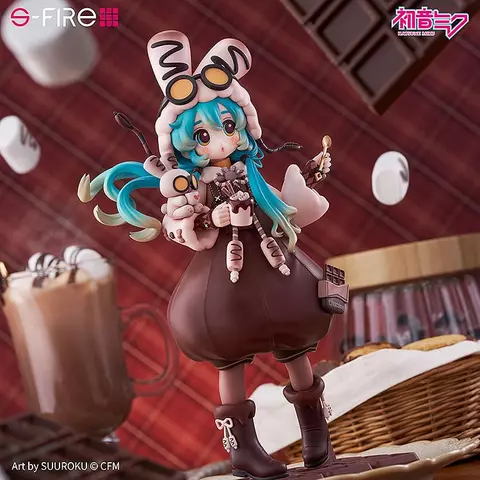 Reservar Figura Hatsune Miku Character Vocal Series 01 Marshmallow Hot Cocoa Sega Figuras Estándar