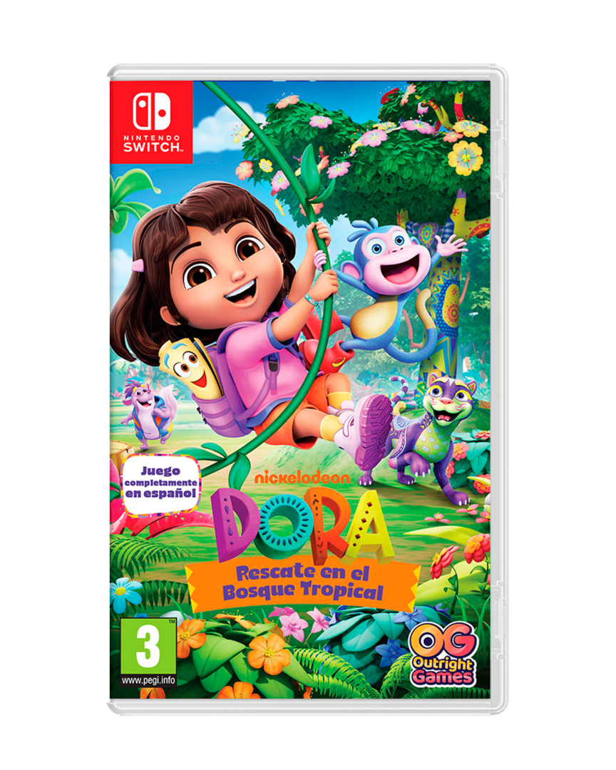Dora rescate en el bosque tropical