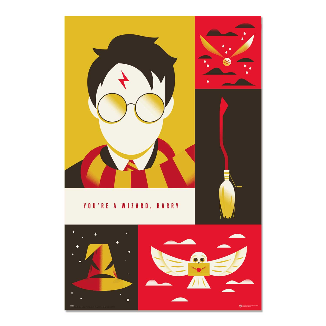 Poster harry potter 100 aniversario wb