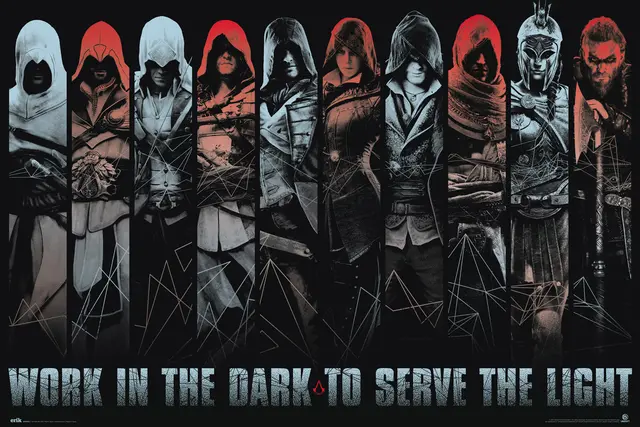 Comprar Poster Assassins Creed Work In The Dark 