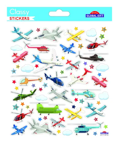 Comprar Pegatinas Classy Aviacion Glitter 