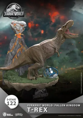 Comprar Figura Dstage Jurassic World El Reino Caido T-Rex Figuras