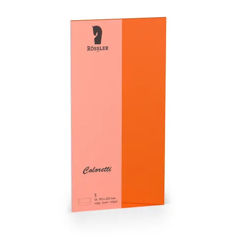 Comprar Sobre Dl Americano Coloretti 5 Unidades Naranja 