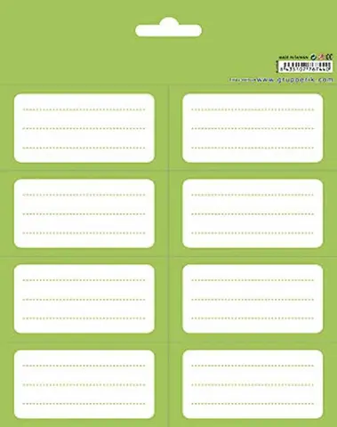 Comprar Etiquetas Adhesivas Color Green 