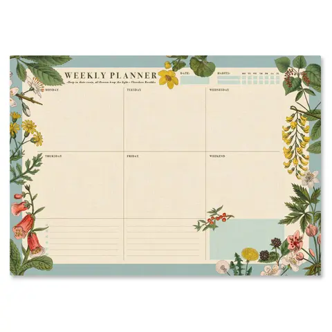 Comprar Bloc Planificador Semanal A3 Botanical Ingles 