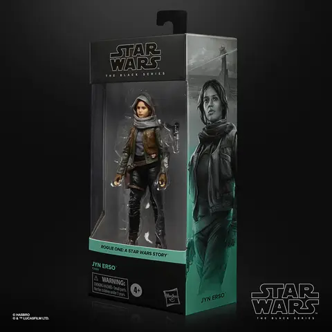 Comprar Figura Star Wars Jyn Erso Serie Black Figuras