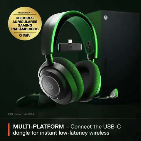 Reservar Auriculares Gaming Arctis Nova 7X Inalámbricos Steelseries Xbox Series screen 7